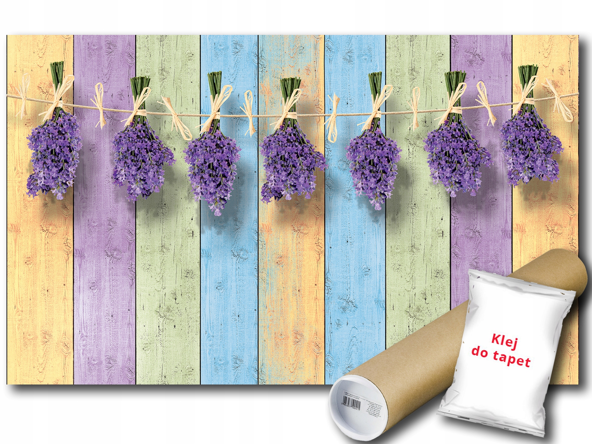 Fototapeta Dřevo Levandule 6B F2XL 312x219 F1983