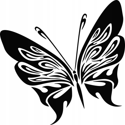 

Naklejka na ścianę z motylem Motyl 20 cm