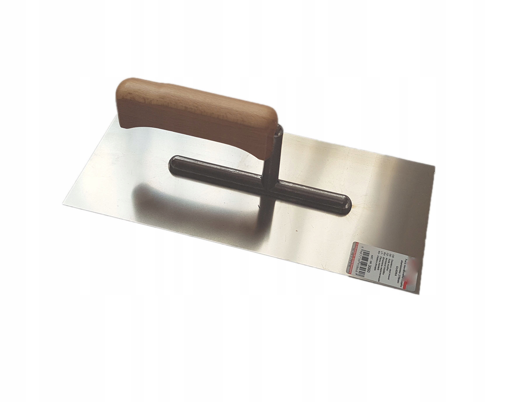 

Paca Nierdzewna Gładka 130X270 MM Uchwyt Drewniany