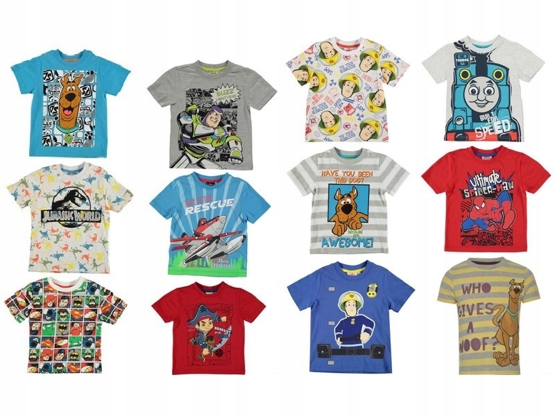 

Koszulka T-shirt Koszulki Dużo Wzorów 5-6 lat 116
