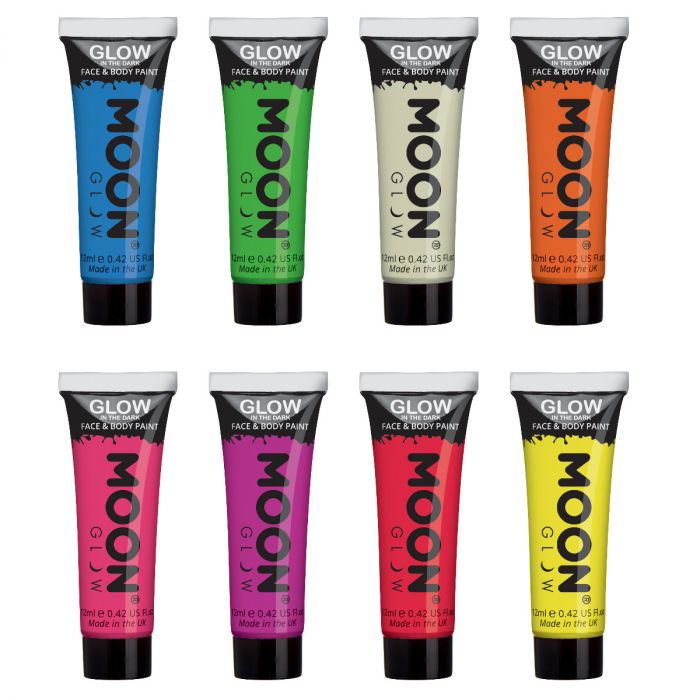 

Farba do malowania twarzy ciala 12ml Glow Dark buz