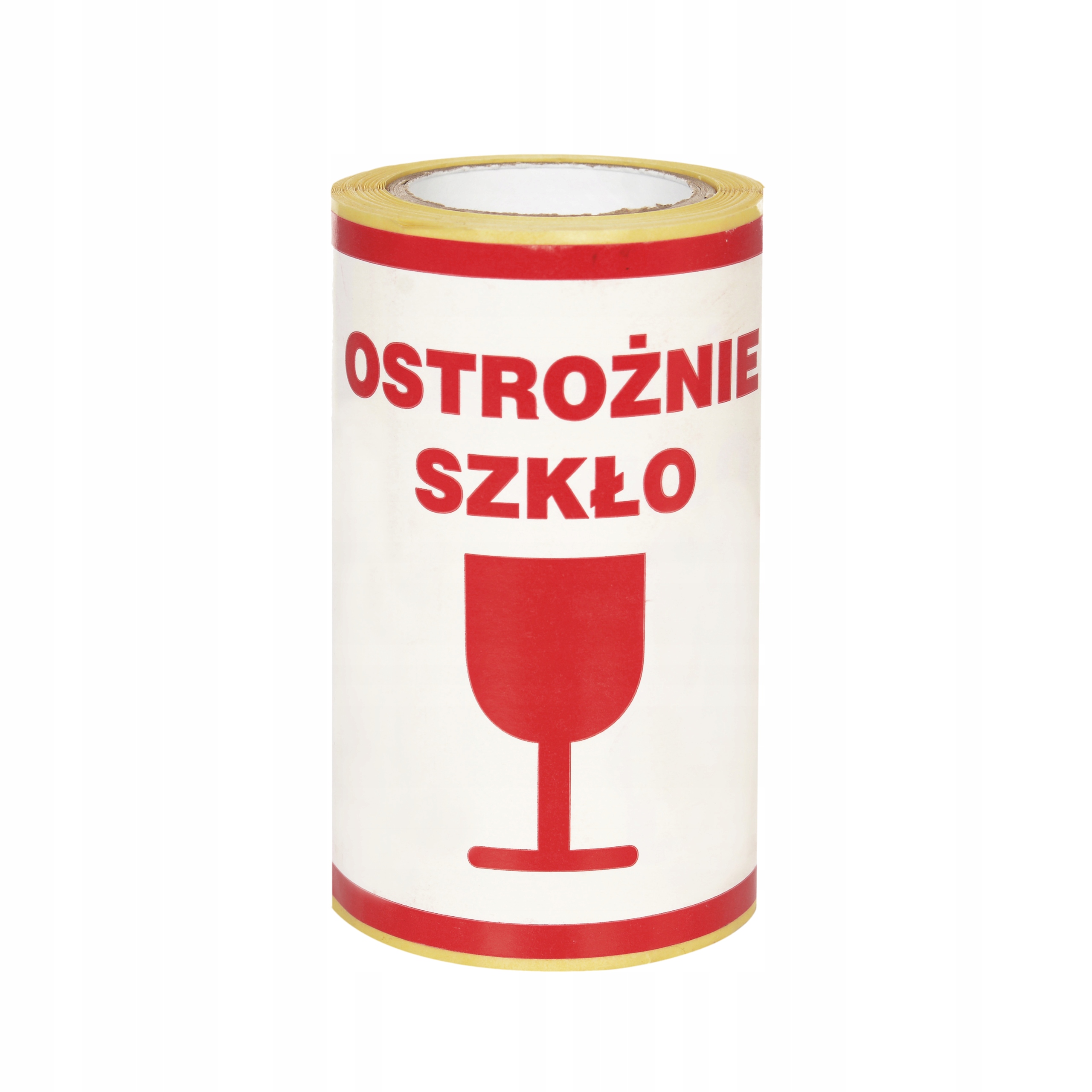 

Etykiety/ Naklejki Z Nadrukiem Ostroźnie Szkło