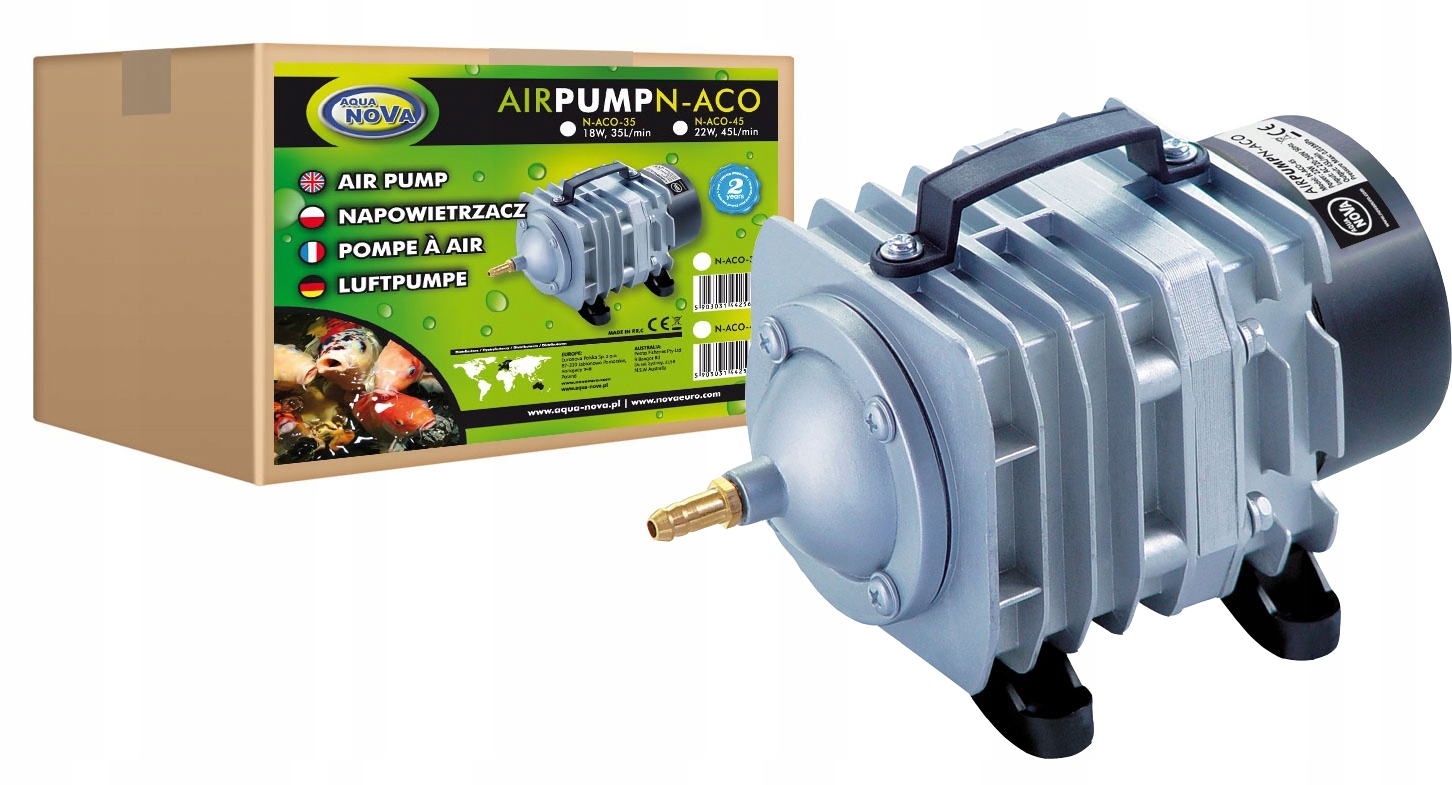 

Aqua Nova N-ACO-110 Napowietrzacz Tłokowy 6600L/H