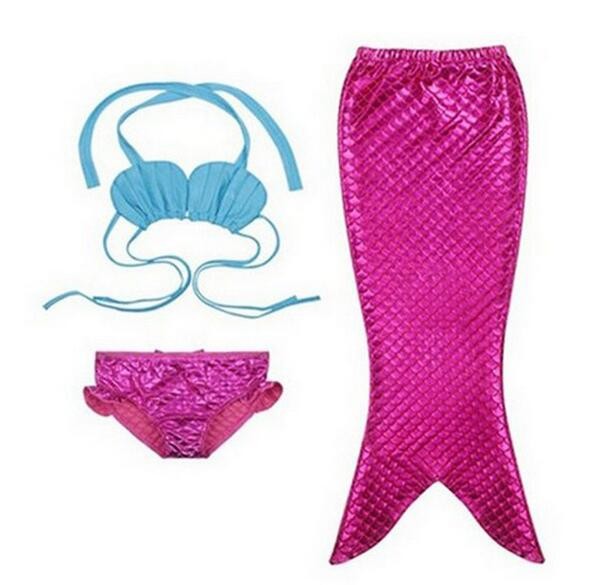 FANTASTYCZNY STRÓJ KĄPIELOWY SYRENI OGON HIT!!!!!! Rozmiar 116