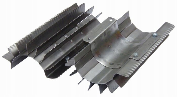 Radiátorový výmenník tepla ⌀ 80 mm/výška 370 mm, nanášaný a skrutkovaný