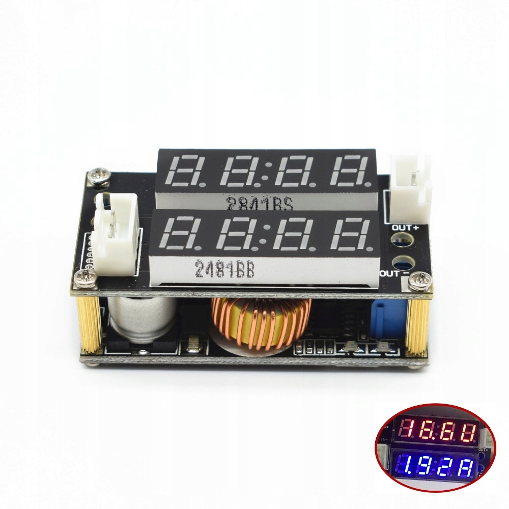 

Przetwornica step-down 5A CC CV 0,8-30V DC Pomiar