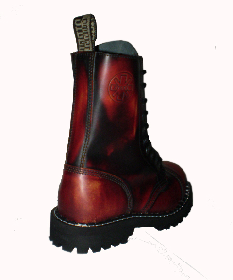Glany STEEL WYSOKIE Skórzane Buty Yellow Red Black SKÓRA Kolory Rozmiar 46 Kod producenta 105-106/O/Y/R/B