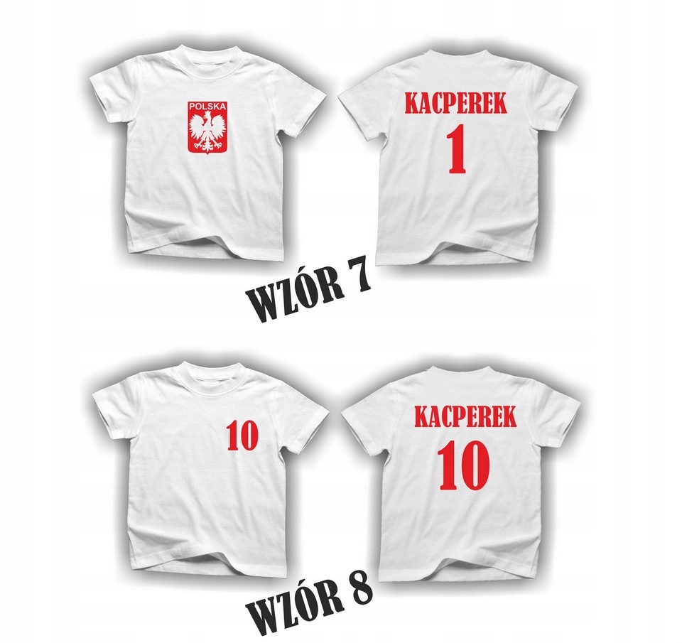 KOSZULKA PIŁKARSKA KIBICA Z WŁASNYM IMIENIEM R-156 Bohater brak