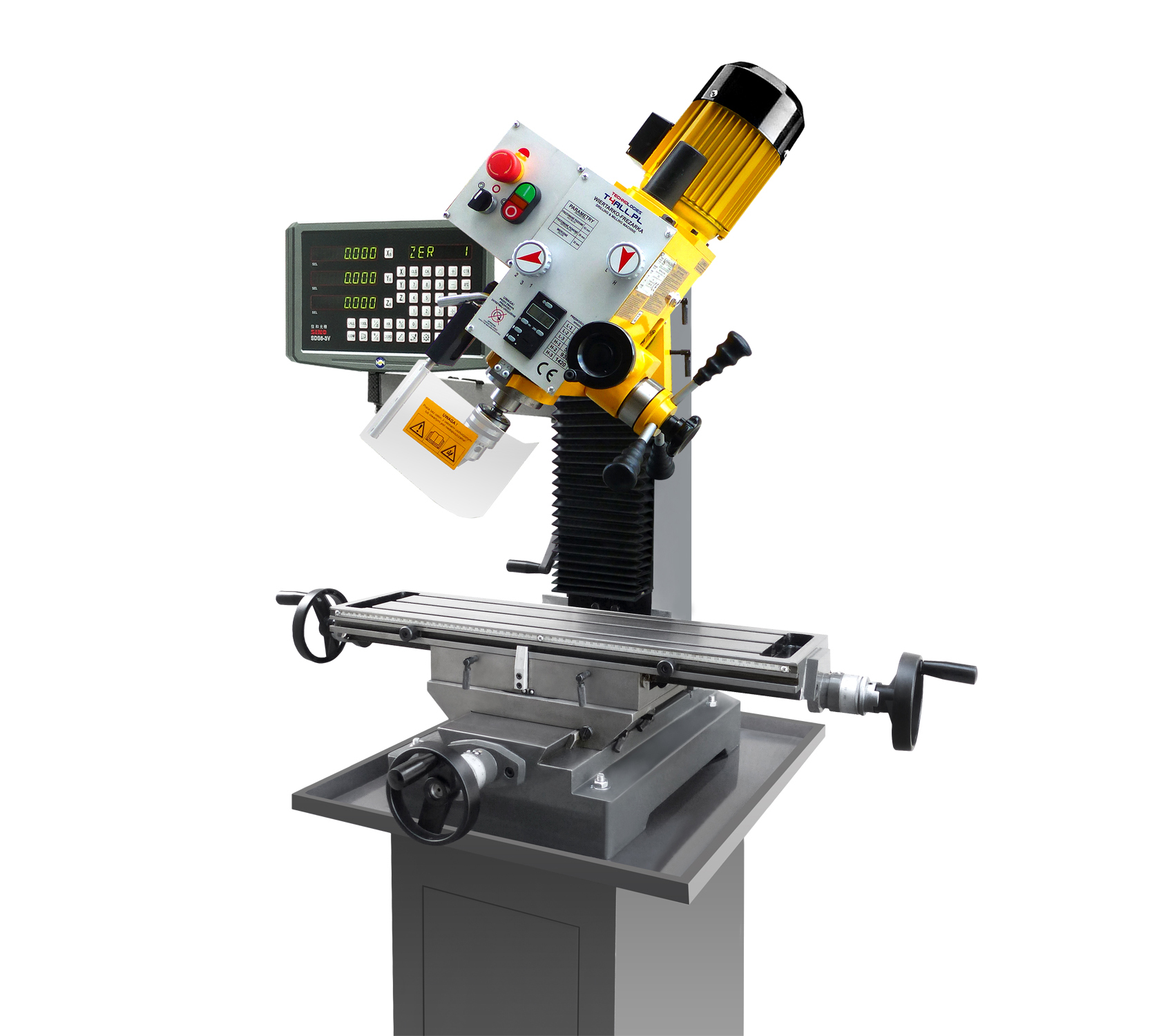 Сверлильный фрезерный станок fi-32mm MK3 LCD Dro XYZ