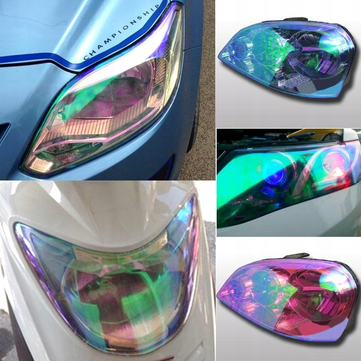 FOLIA DO LAMP KAMELEON XENON KOLOROWA BEZBARWNA Przeznaczenie do lamp