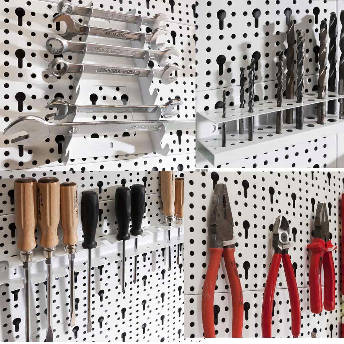 TABLICA NARZEDZIOWA WARSZTATOWA METALOWA KIT2BTN Kind pegboard