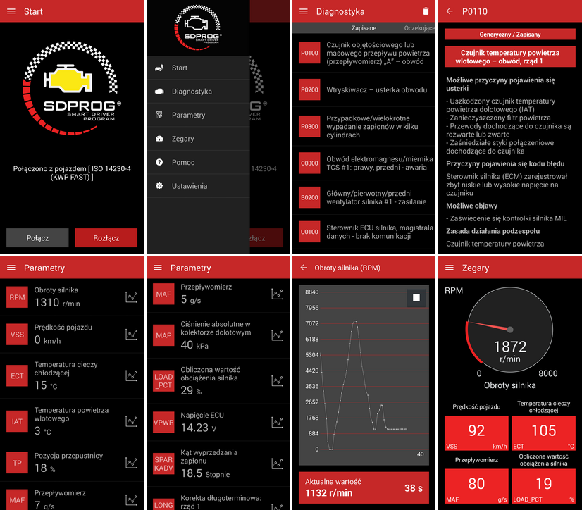 SDPROG PL + Interfejs BT OBD2 ELM327 FIAT LANCIA Kod producenta NXD-14934