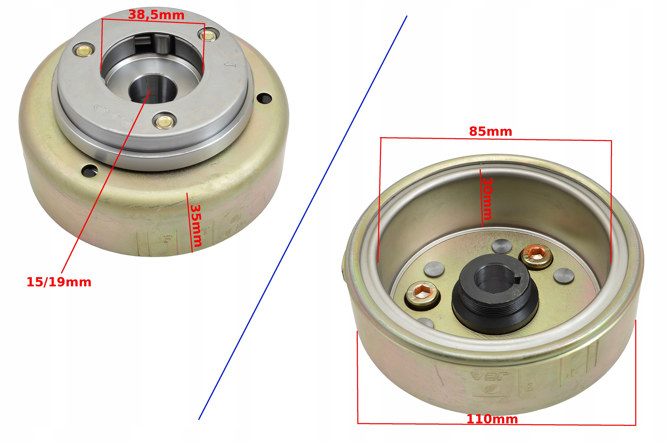 MAGNETO KOŁO MAGNESOWE QUAD ATV 4T 70 110 125 EAN (GTIN) 5905476000842