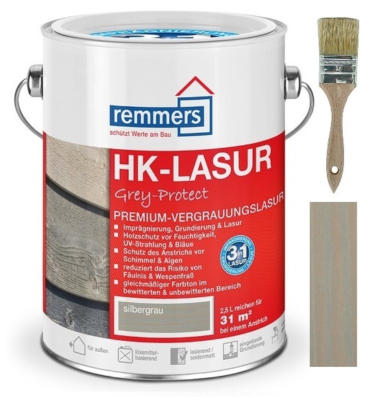 

Remmers Impregnat Hk-lasur Srebrnoszary 5l