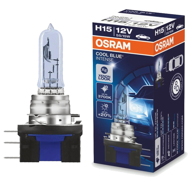 

1x Żarówka Osram Cool Blue H15 55/15W 12V