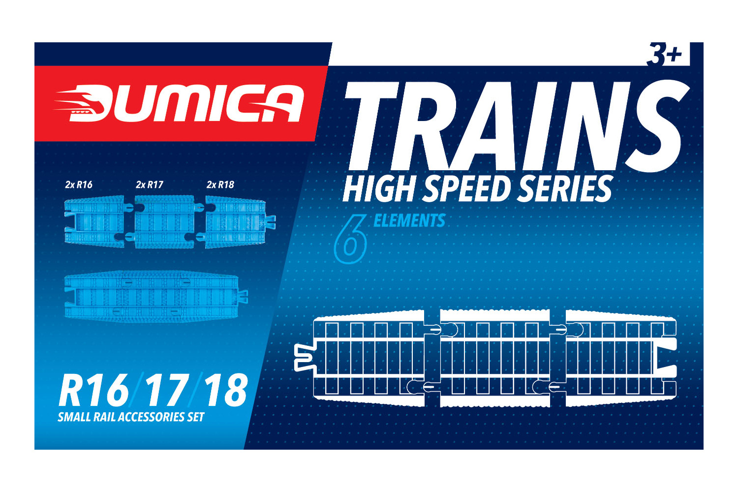 

Dumica Zestaw przejściówek TrackMaster R16 Tomica
