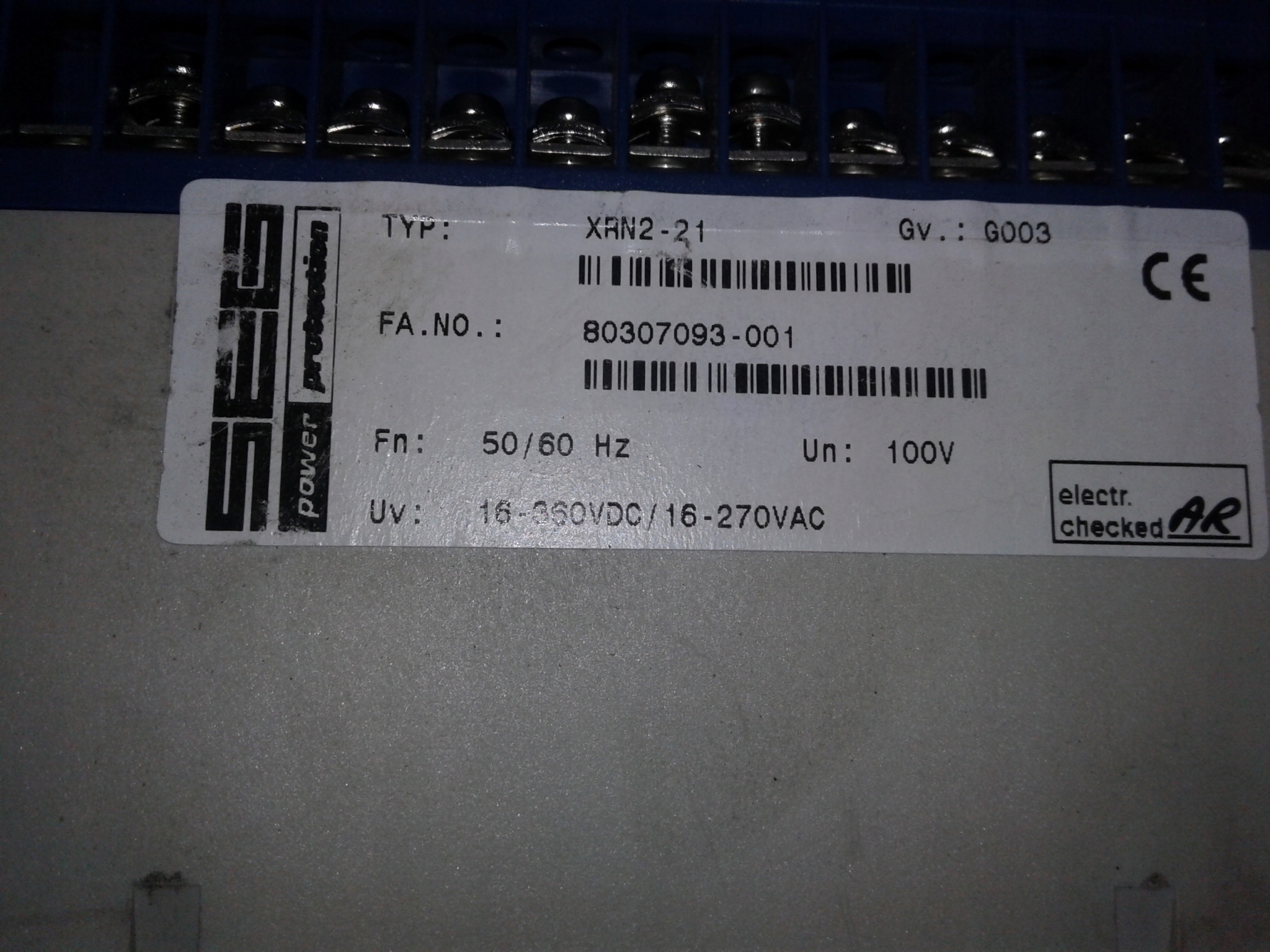 STEROWNIK SEG XRN2-21 Rodzaj sterownik PLC