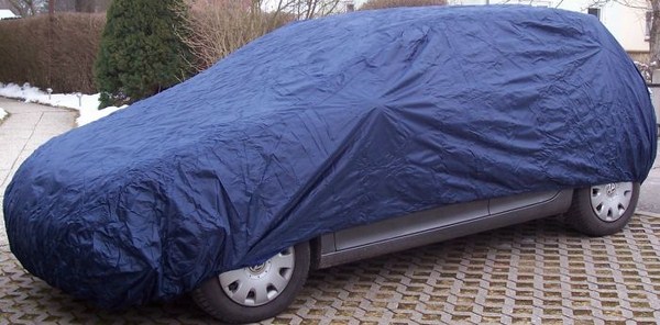 PLANDEKA POKROWIEC NA SAMOCHÓD AUTO NYLON 'L'