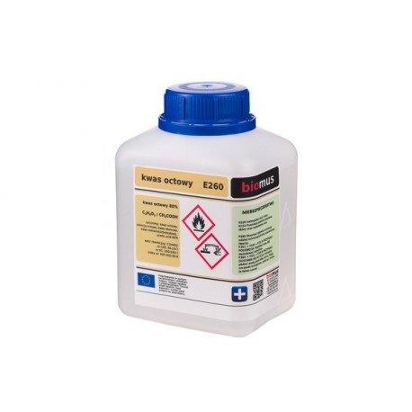 

Biomus Esencja octowa - Ocet r-r 80% 500ml kwas