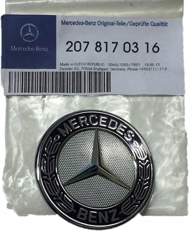

Emblemat znaczek maski Mercedes Sl R129 Nowy Oe