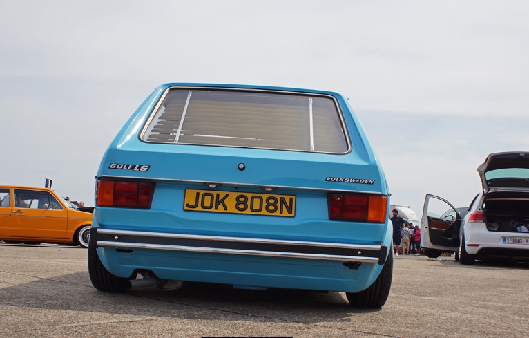 Zadná roleta retro štýl VW Golf 1 Mk1