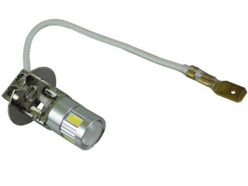 

żarówka Led H3 6 Samsung chip 12V 24V Mocna Drl Rs