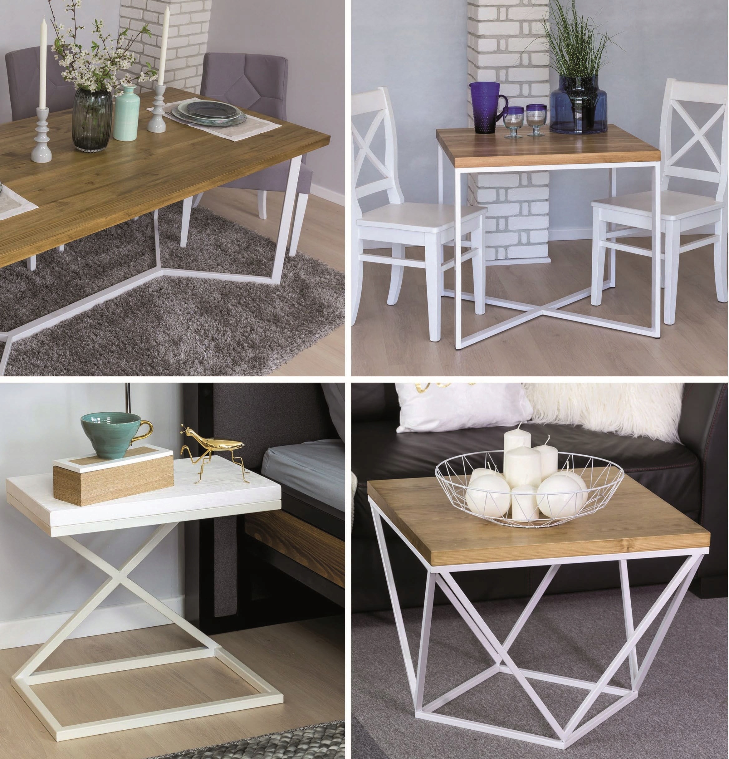 REGAŁ DREWNIANY LOFTOWY METAL INDUSTRIAL Szerokość mebla 100 cm