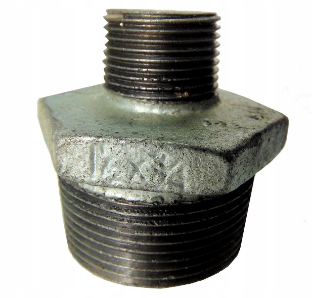 

Ocynk nypel redukcyjny 6/4" x 3/4" 513