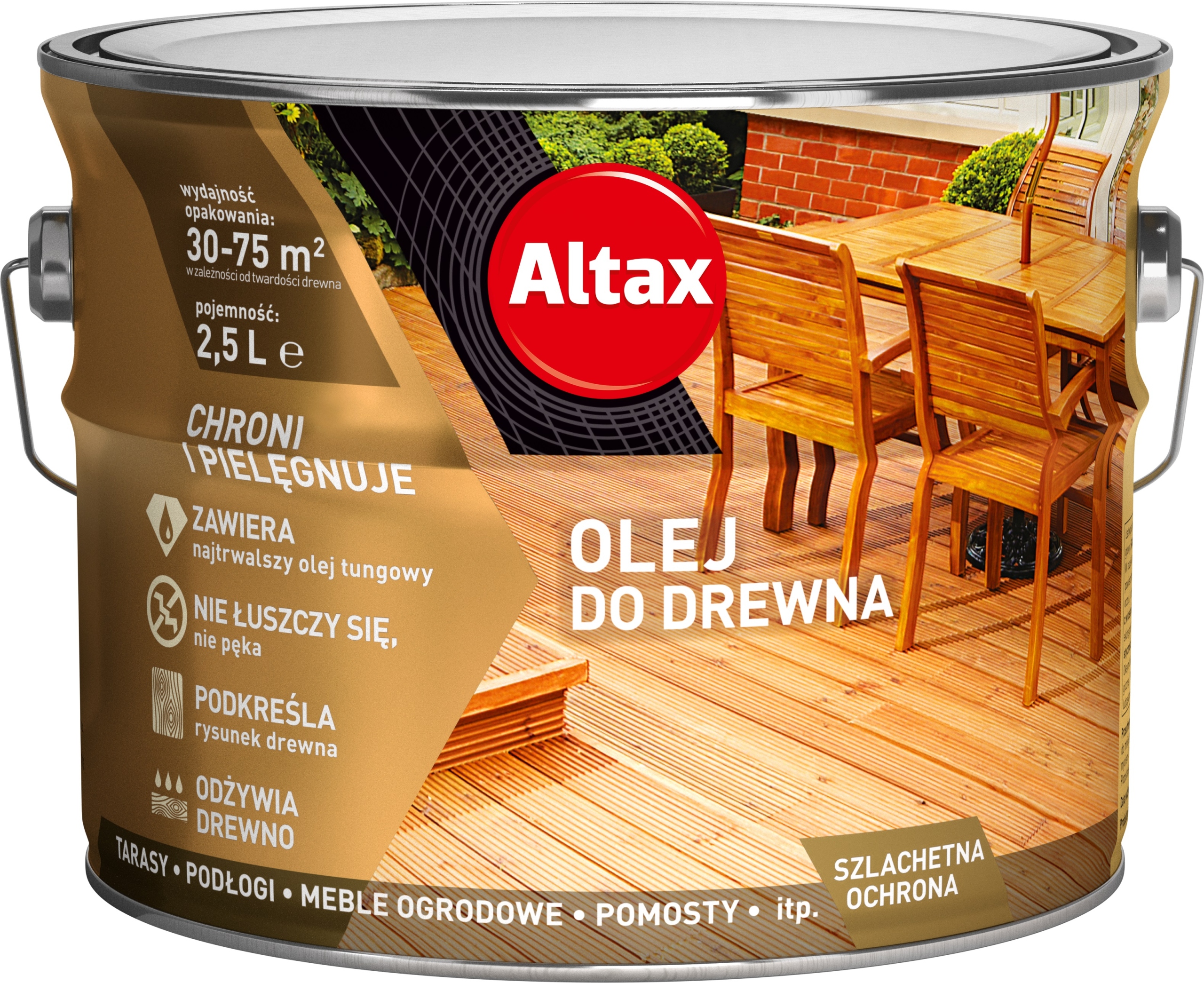 

Altax Olej Do Drewna 2,5L Do Tarasów