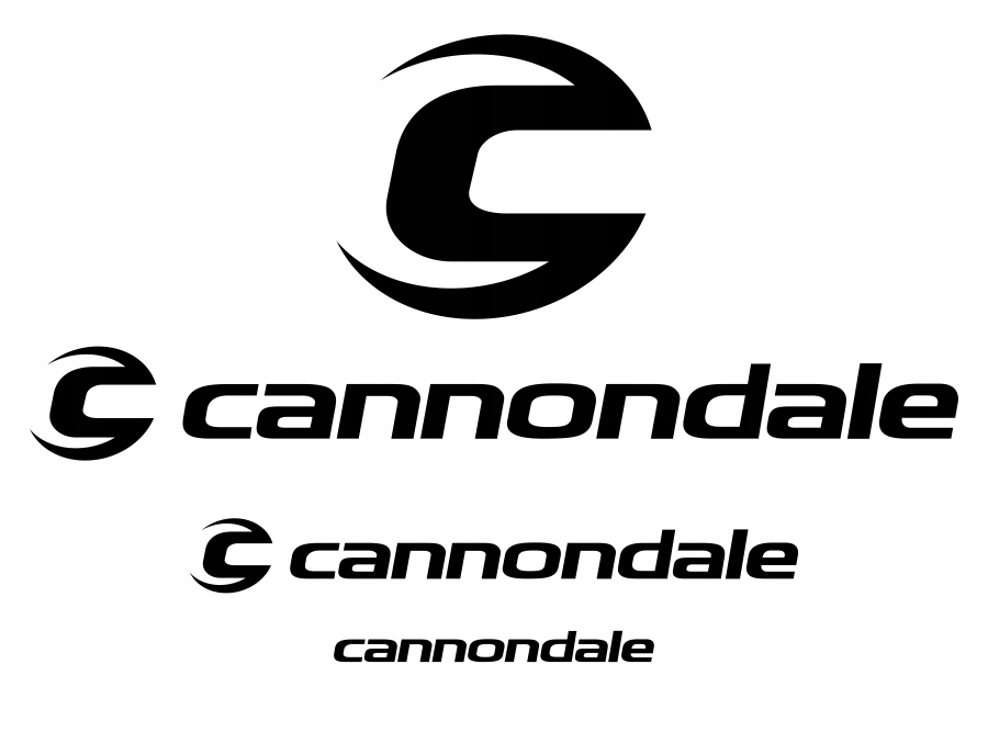 

Cannondale naklejki zastępcze na rower (6 sztuk)