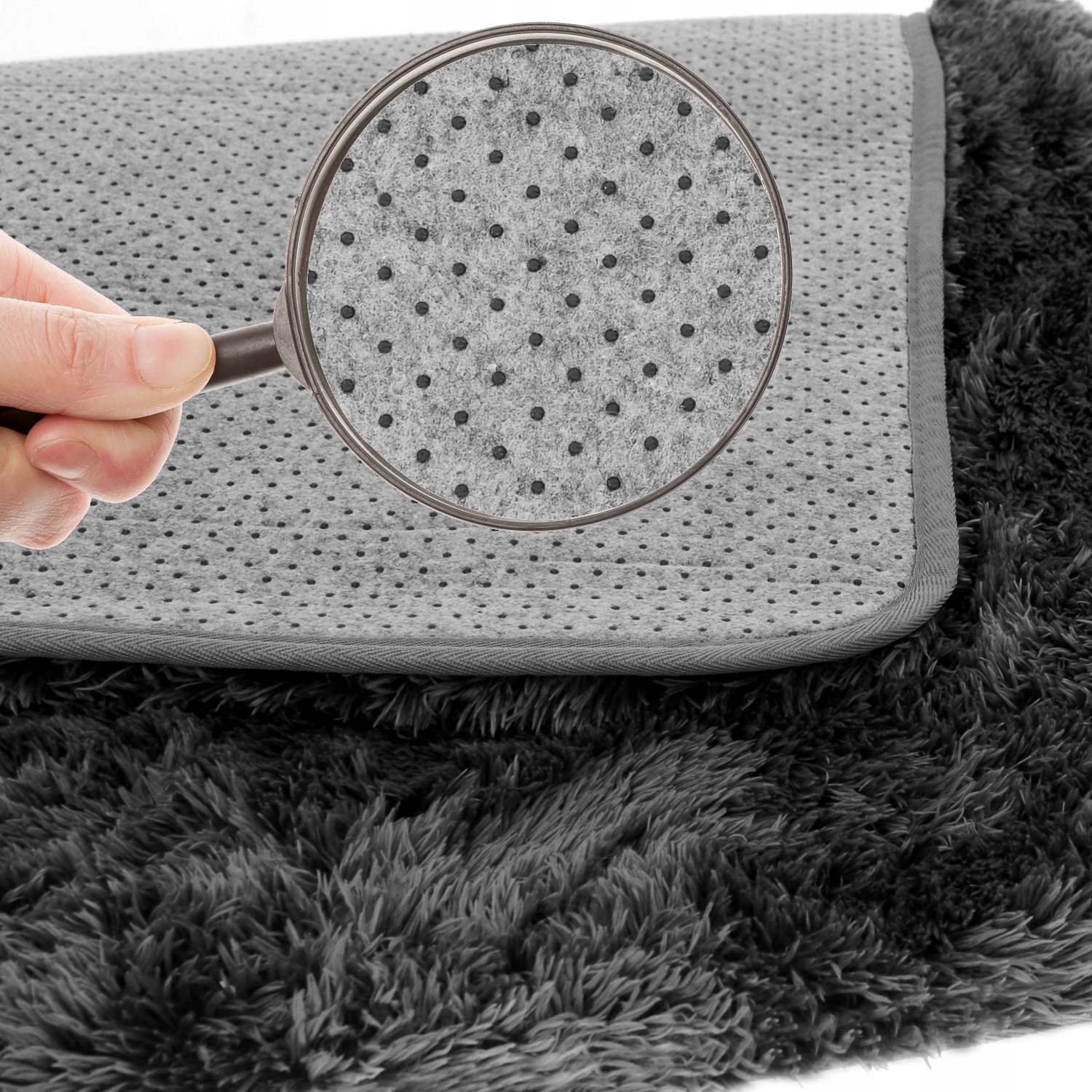 Mięciutki Wysoki Dywan Pluszowy 140x200 PLUSZ Marka Tutumi