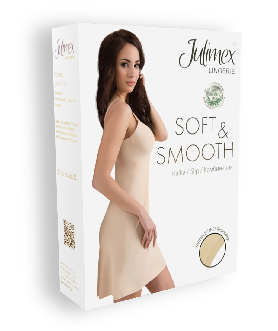 HALKA Soft Smooth Lingerie JULIMEX invisible XXL Materiał dominujący poliamid