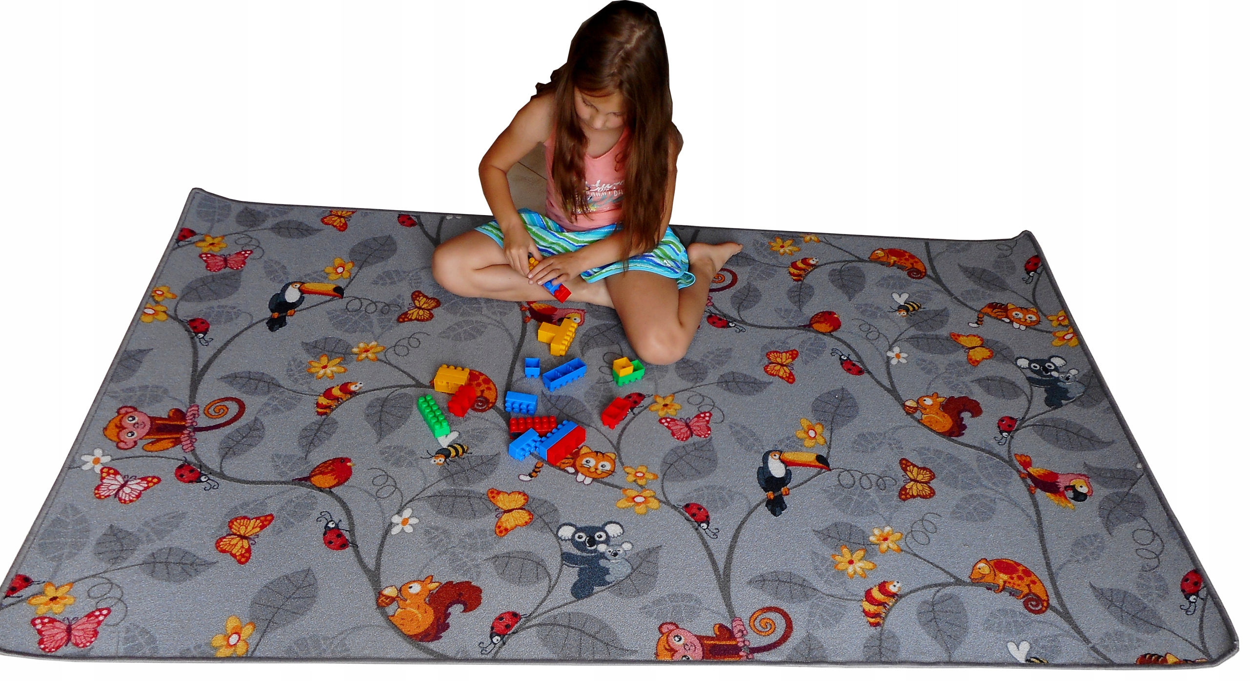 DYWANY WZORY DLA DZIECI 300x500 MIASTO ULICE Długość 500 cm