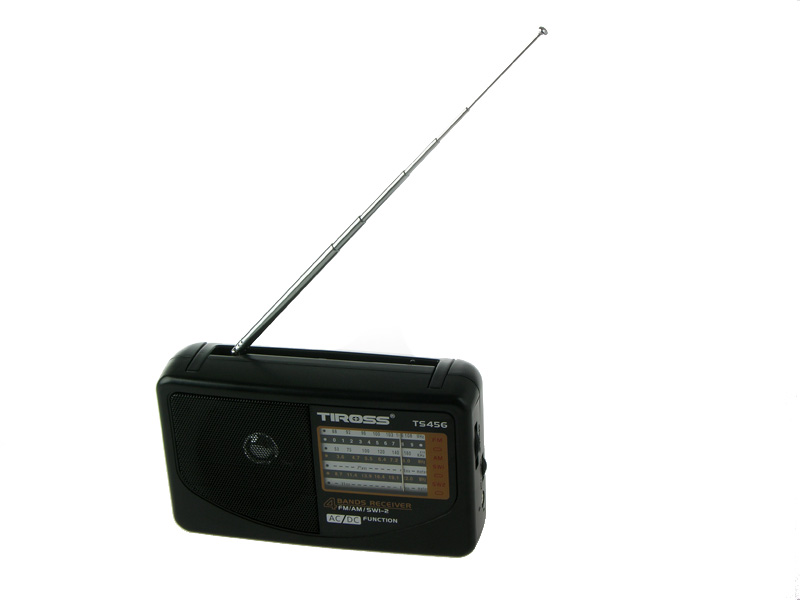 Radio PRZENOŚNE Sieciowe R20 FM AM SW Tiross 456 Zasilanie sieciowe