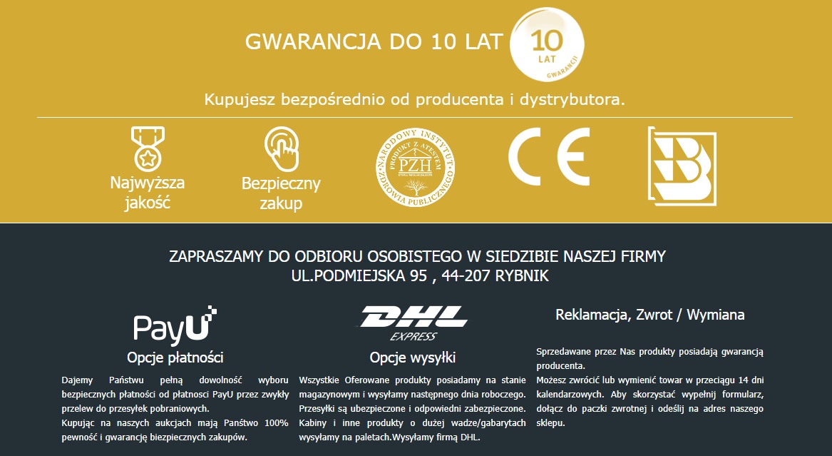 BATERIA UMYWALKOWA STOJĄCA CARO ZŁOTO ROYAL HIT Kolor złoty