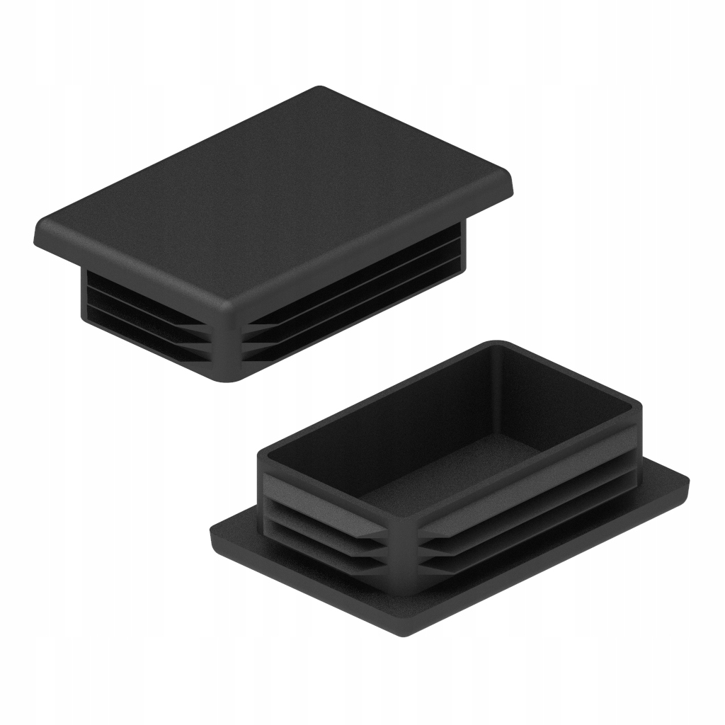 60x30 ZAŚLEPKI DO PROFILI - 10 SZT. CZARNE Materiał dominujący inny