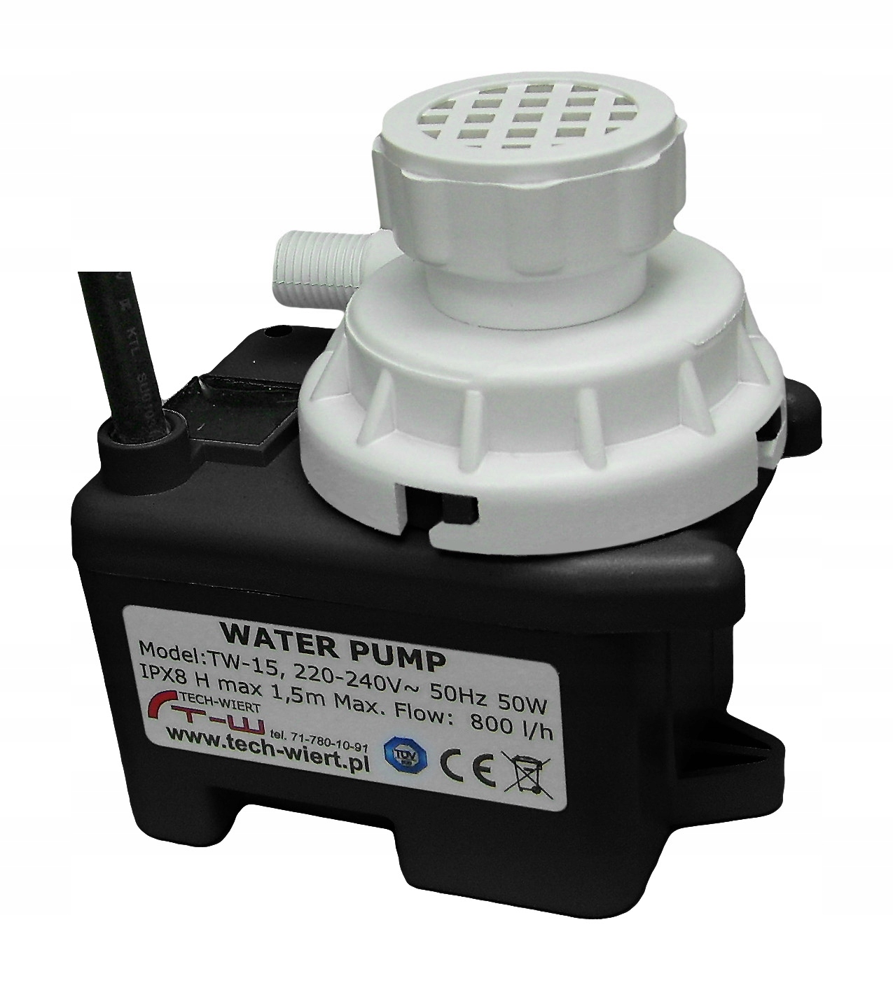 POMPA WODY DO PIŁA BUDOWLANA DO PUSTAKÓW BLOCZKÓW Rodzaj pompka