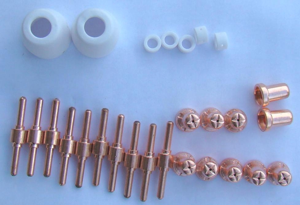 PRZECINARKA PLAZMOWA DYSZE ELEKTRODY DŁUGIE plazma Model dysze długie