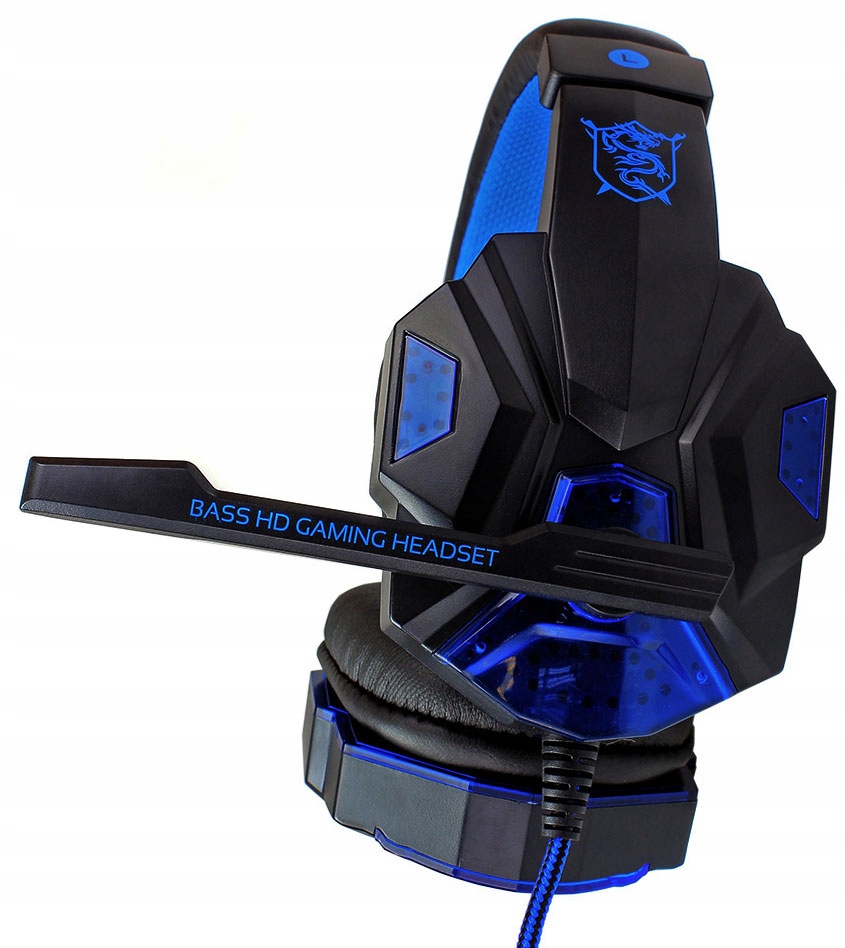 SŁUCHAWKI NAUSZNE Z MIKROFONEM PODŚWIETLANE G1000 Kod producenta OMNA