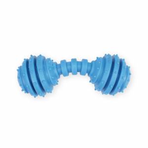 

Zabawka dla psa Gryzak hantel zapach mięty 12cm