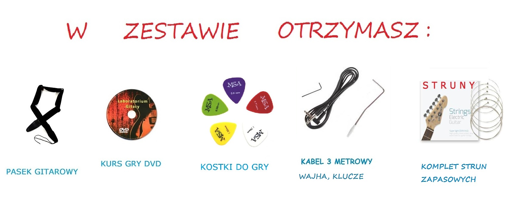 Gitara Elektryczna Vision LEFT - LEWORĘCZNA ! Kod producenta 5bkl