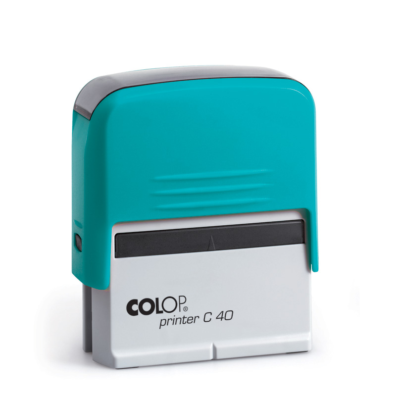 Pieczątka Colop Printer C40 59x23mm PROJEKT + GUMKA 6 wersów Liczba wersów 1-2 wersy 3-4 wersy 5-6 wersów