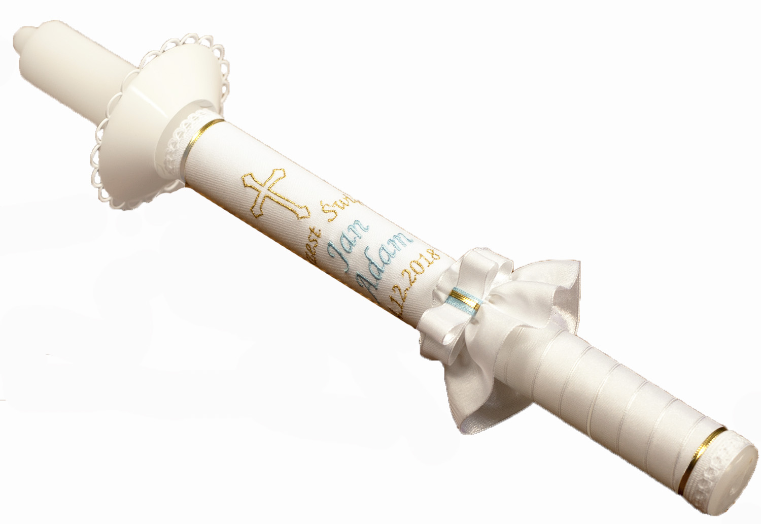 СВЕЧА ДЛЯ КРЕЩЕНИЯ ВЫШИВКА ИМЕННОЙ МОЙ СТИЛЬ