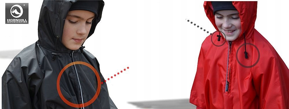 Lekka PELERYNA PRZECIWDESZCZOWA dla dzieci SCOUT Rozmiar 122