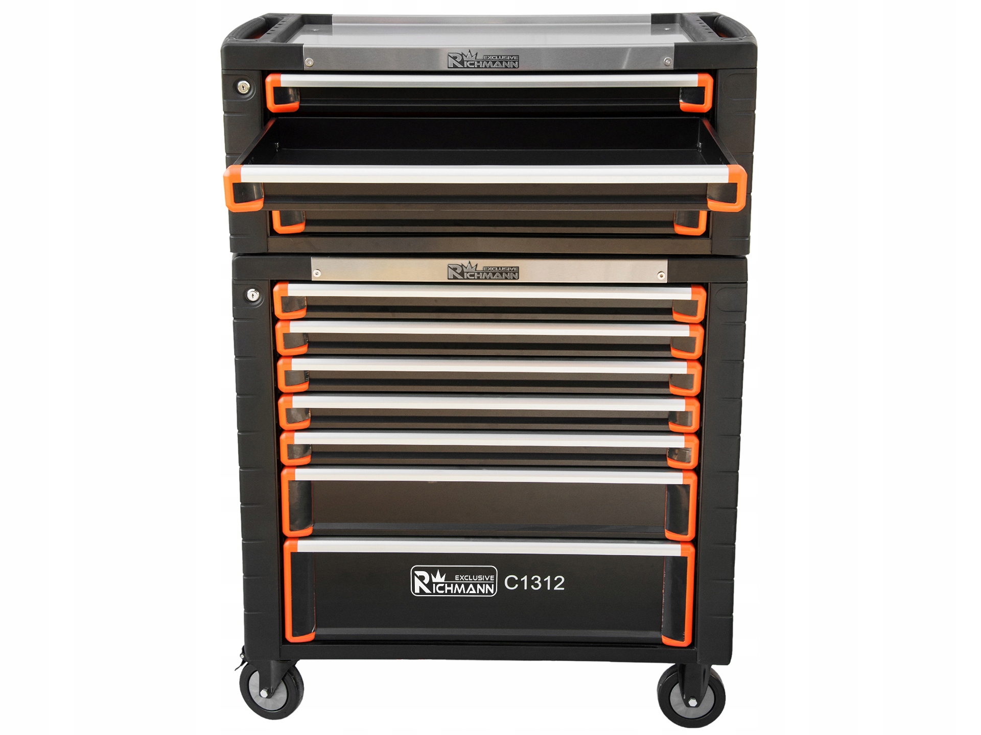 SZAFKA NARZEDZIOWA NADSTAWKA RICHMANN WYPOSAZ 564 Additional Features lockable pull rod drawers