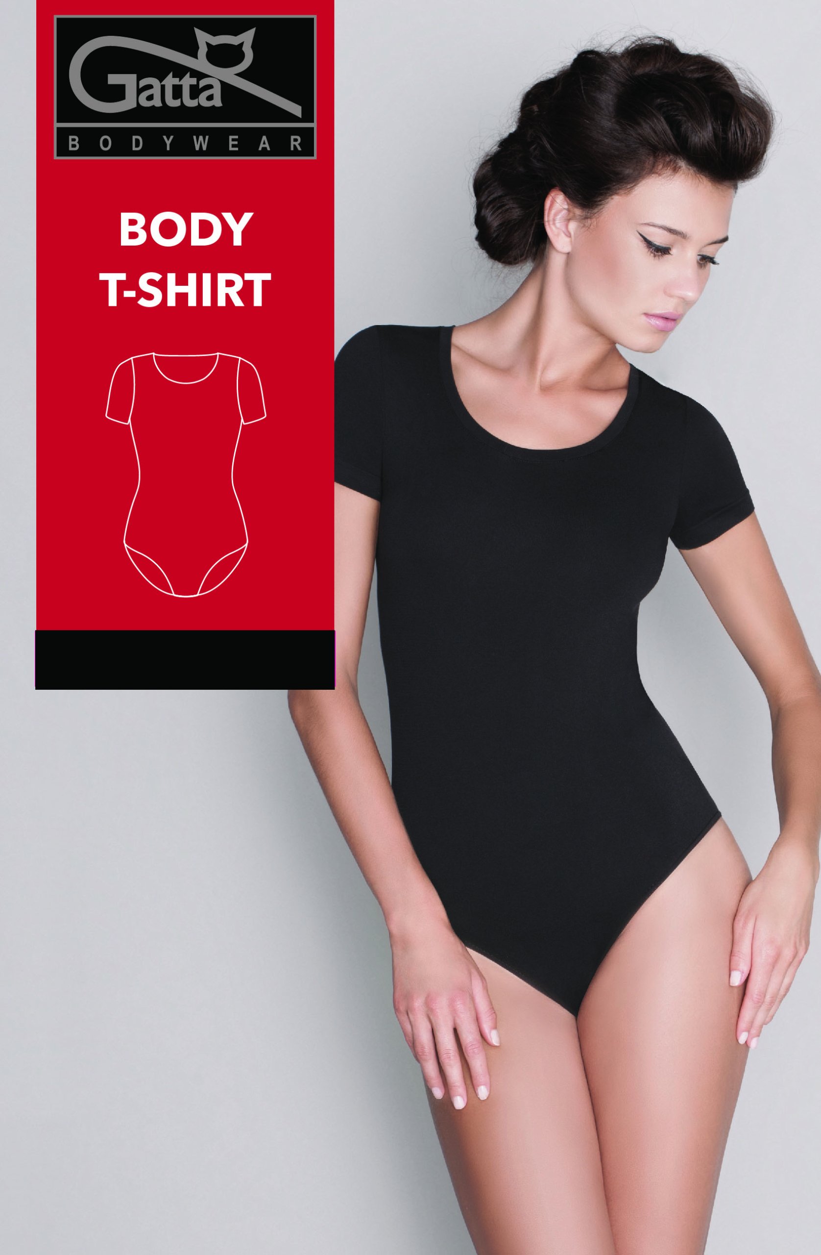 

Gatta bezszwowe Body krótki rękaw # XL 46-48