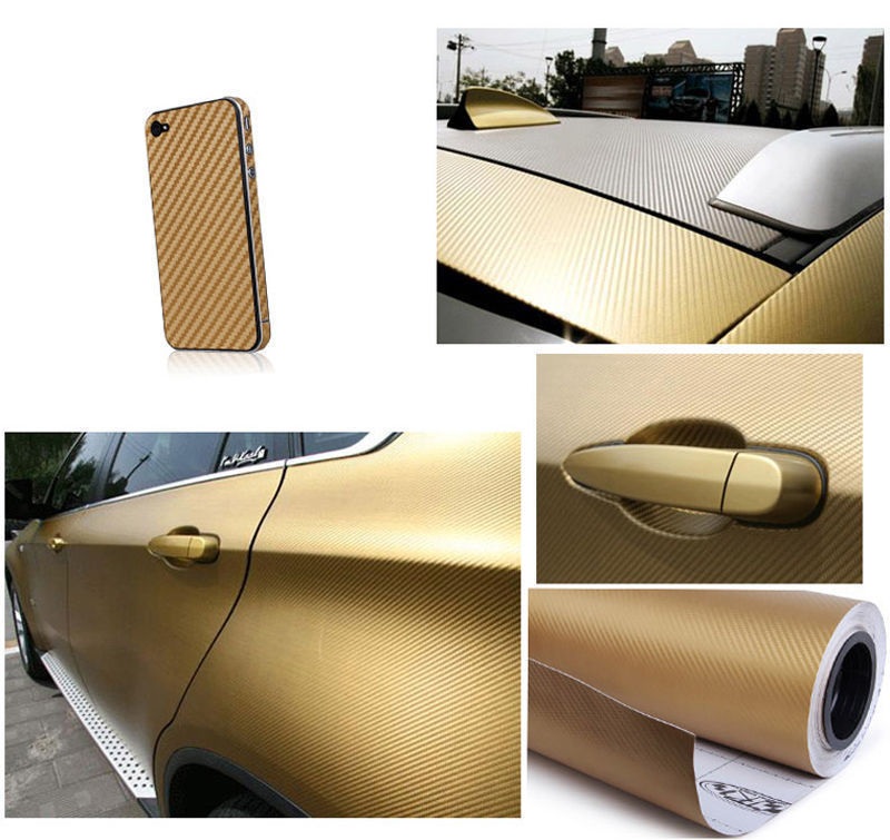 Folia Carbon Okleina 3D 1,27m x 1m PRZEZROCZYSTA Kolor bezbarwny