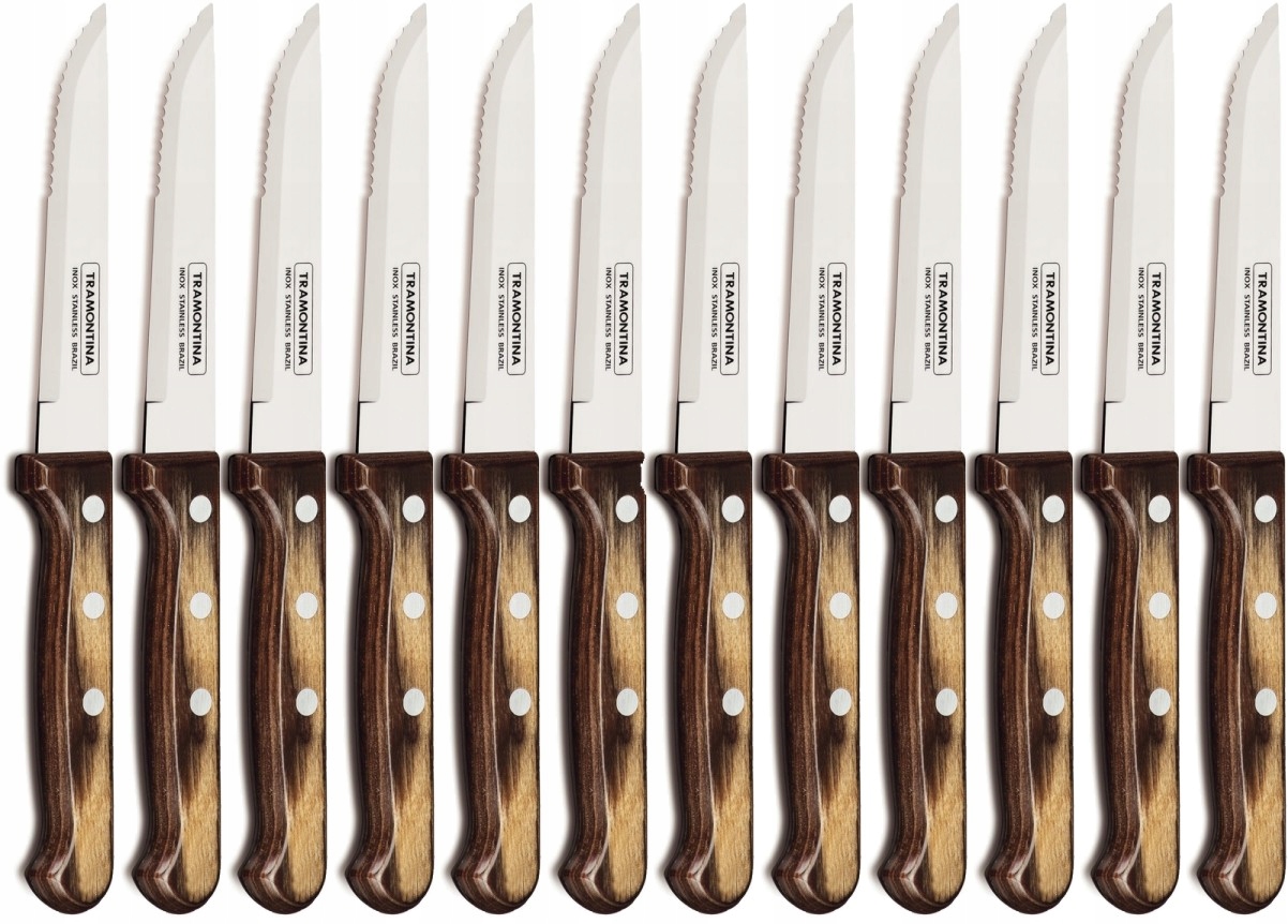 Tramontina 12x Nôž na steaky Gaucho Bronz Polywood