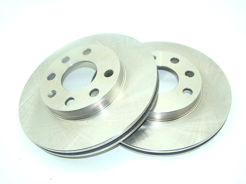 Tarcza x2 + колодки Перед Opel ASTRA F VECTRA LANOS NEXIA Производитель запчасти GT - Parts foto 0