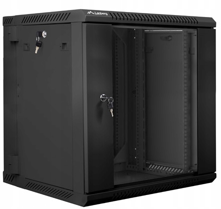12U Szafa Rack wisząca 19" 600x600 Dwusekcyjna Szafka instalacyjna